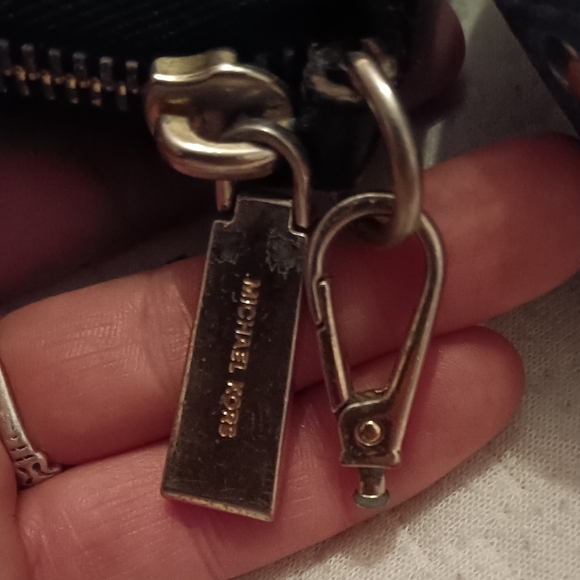 Michael Kors black zip around wallet with ID slot, phone,card, and coin slots - Picture 5 of 9